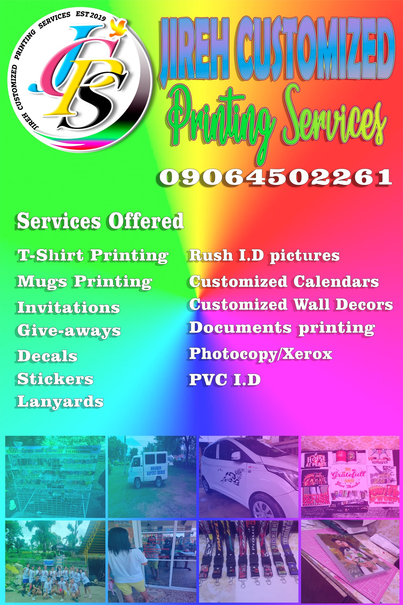 Jireh Customized Printing Services | Tayasan