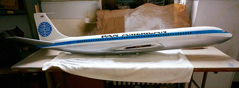 What happened to Pan Am's airplane models after bankruptcy?