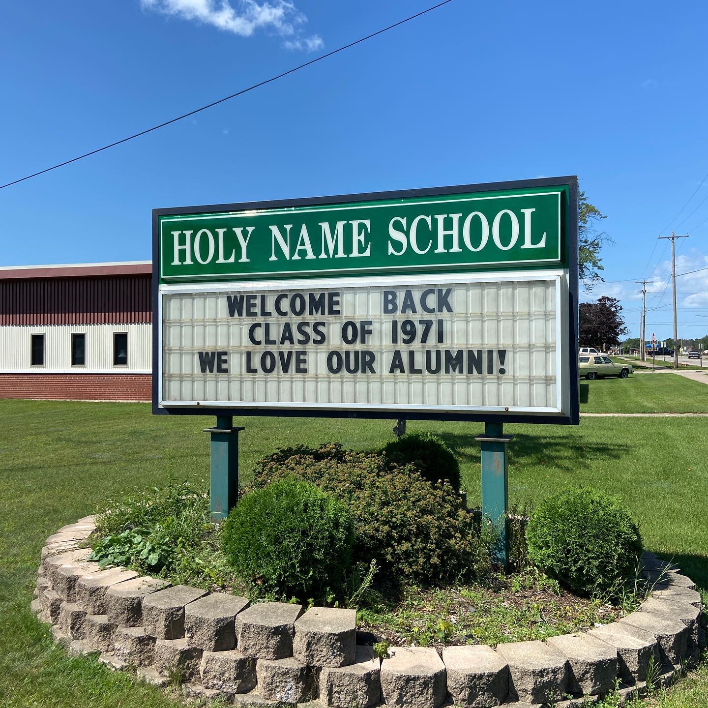 Welcome back class of 1971!... - Holy Name Catholic School