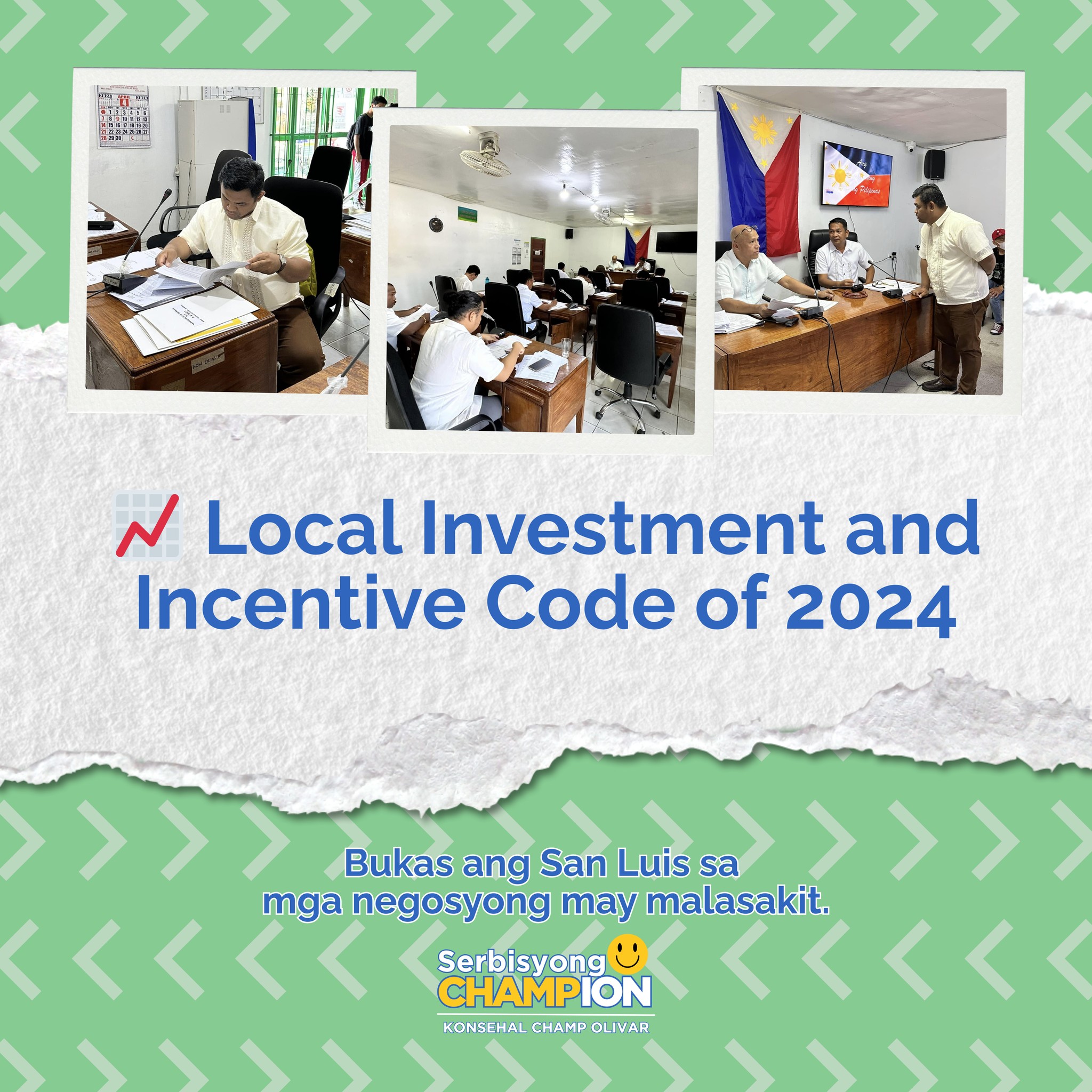 Champ - 📈 Local Investment and Incentive Code of 2024 💸 Hinihikayat ang ...