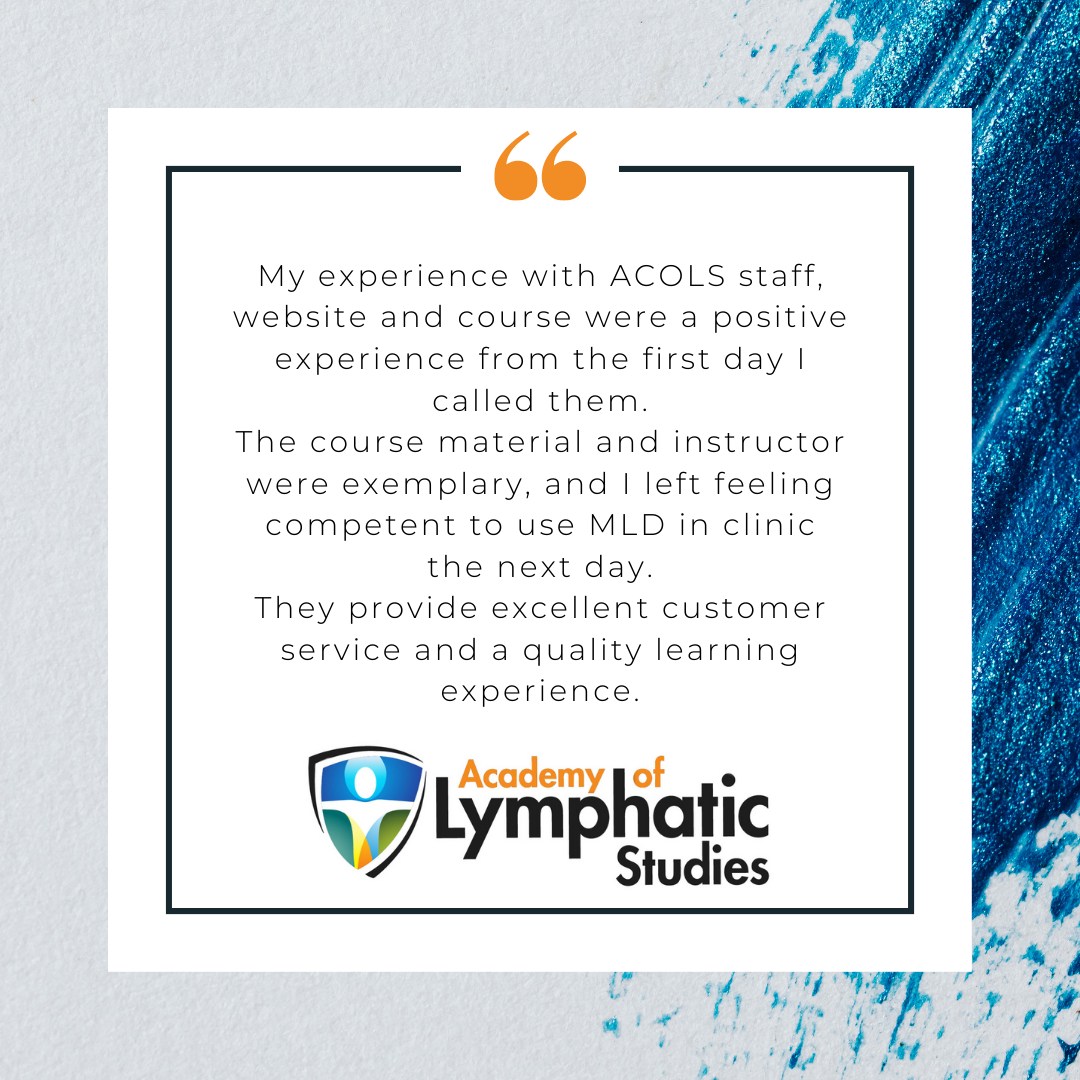Our hearts are full! . . .... - Academy of Lymphatic Studies