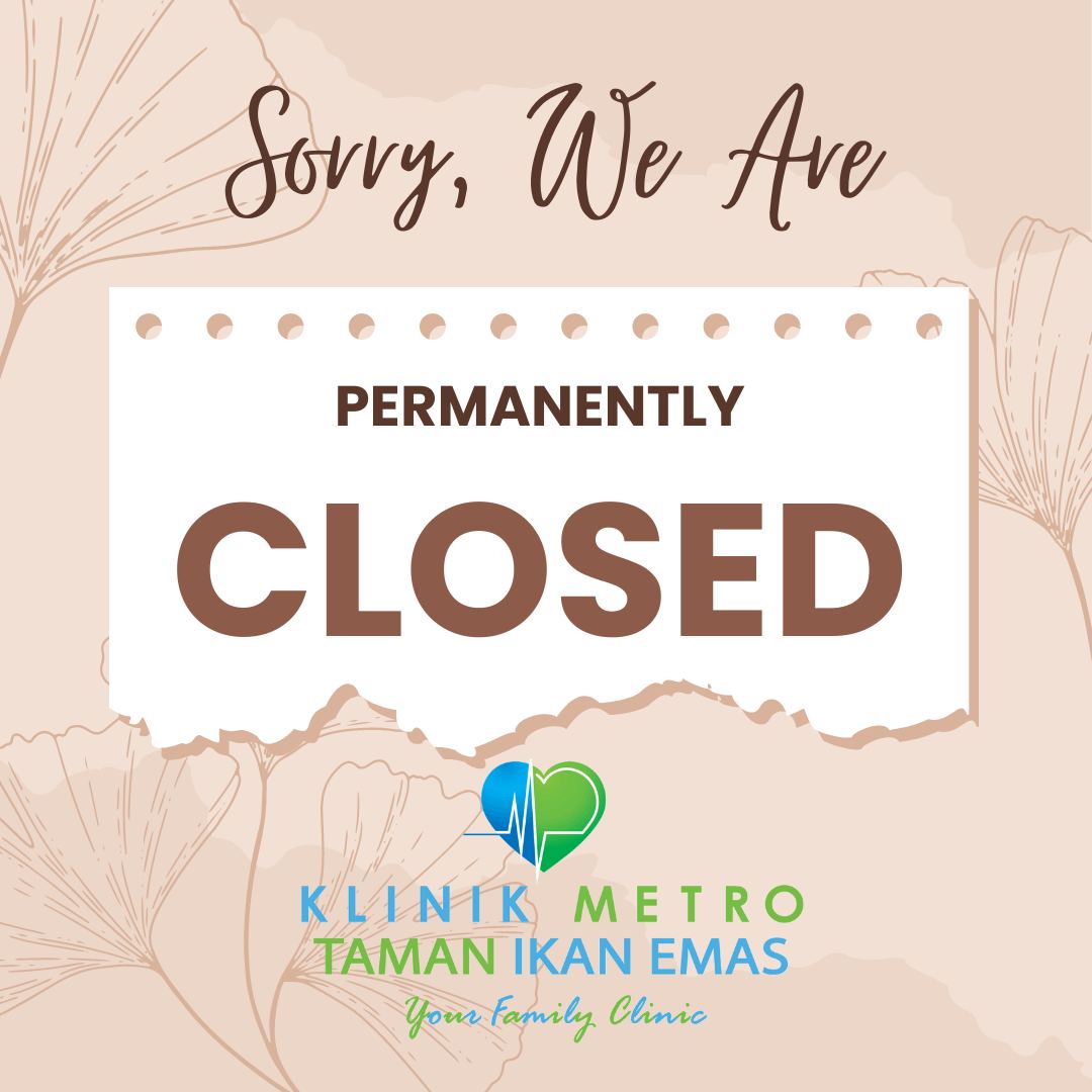Klinik Metro, Taman Ikan Emas - PANEL UPDATE🥳👏👏 Selamat tengahari ...