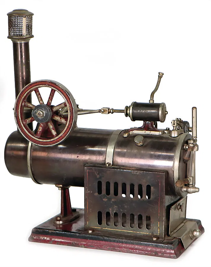 I purchased two steam engines, a Wilesco and a Fleischmann which