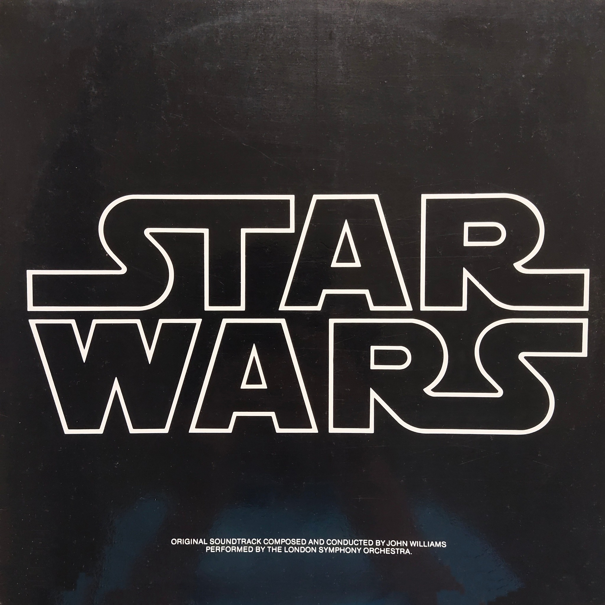 Vintage Star Wars soundtrack LP collection