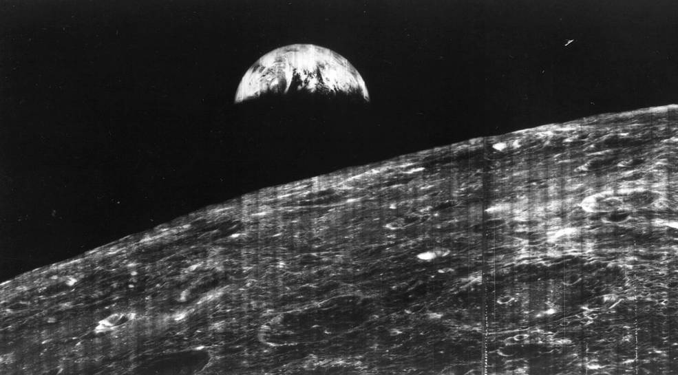 The first image of Earth from space in 1968