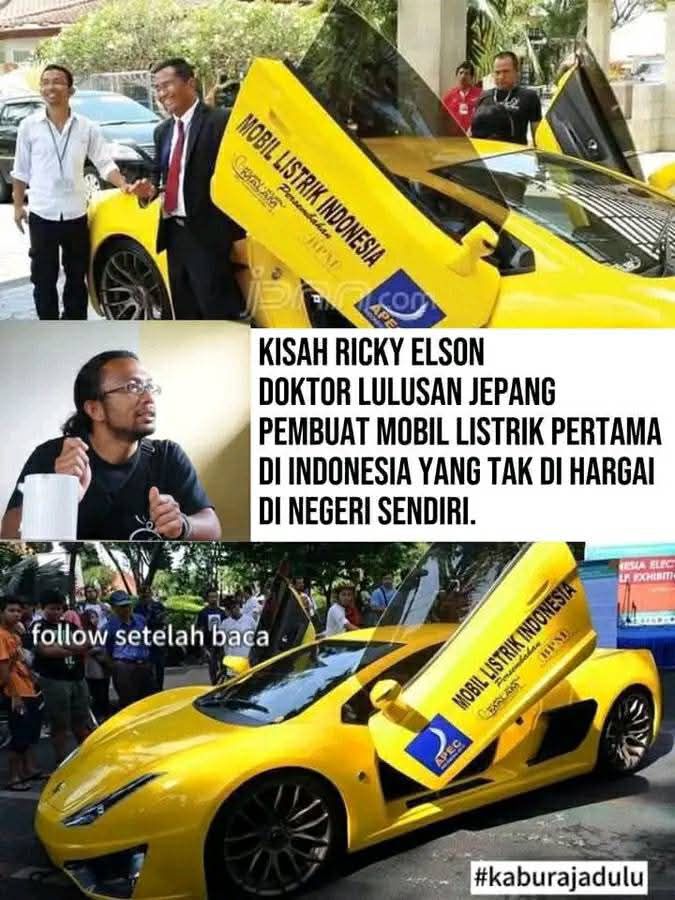 Zona - Di Jepang, Ricky Elson bekerja sebagai ahli dalam motor ...