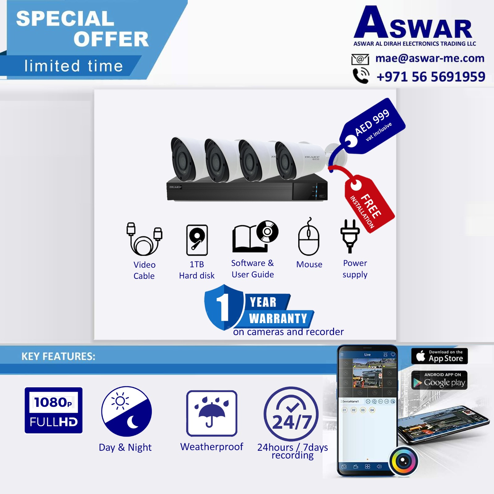 ASWAR CCTV Surveillance Installation