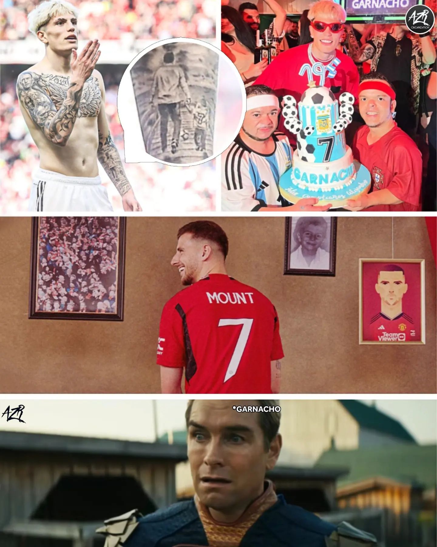AZR - 🚨 Alejandro Garnacho tried his Best to inherit Cristiano's Number ...