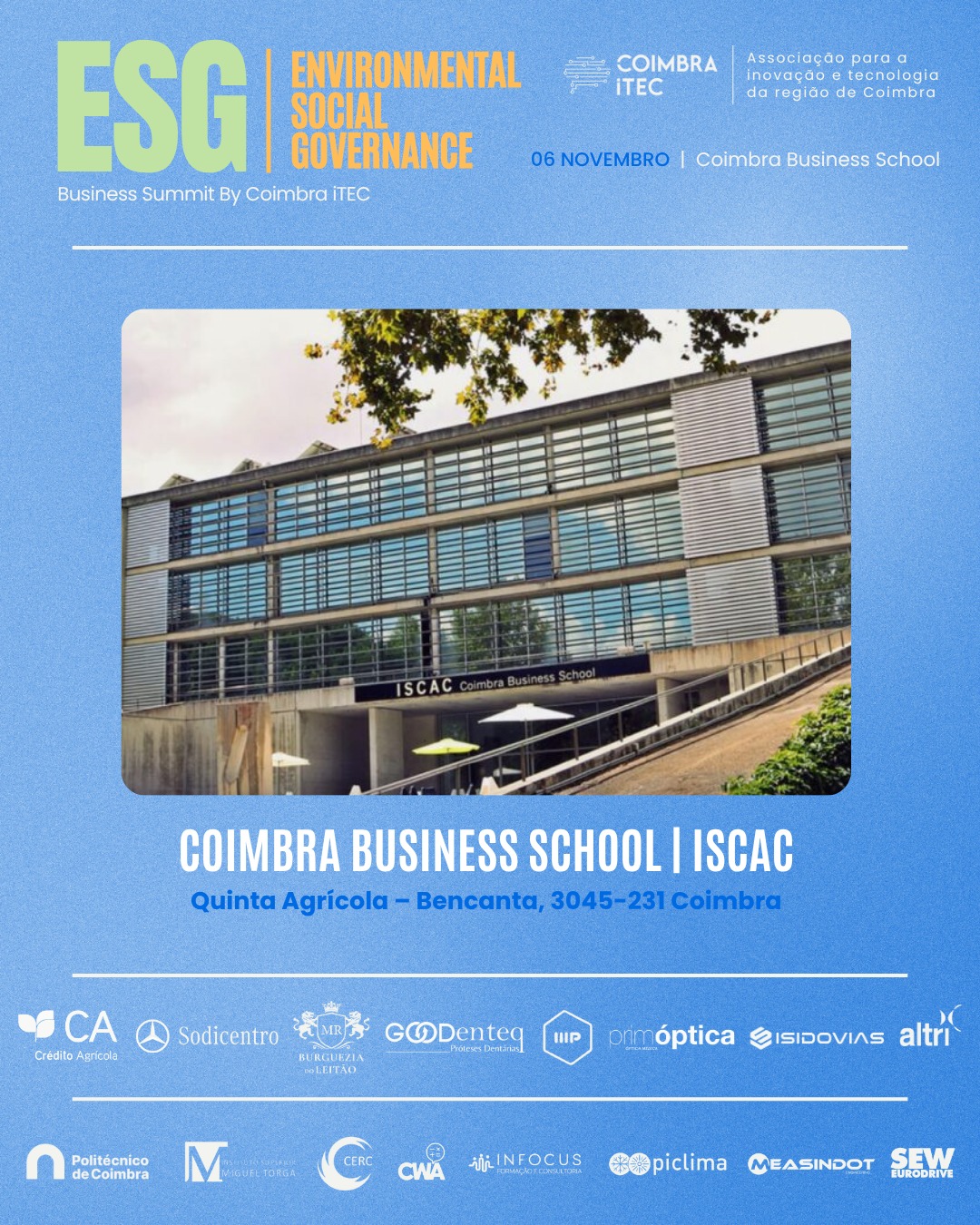 Coimbra - A Business Summit by Coimbra iTEC – ESG e Sustentabilidade ...