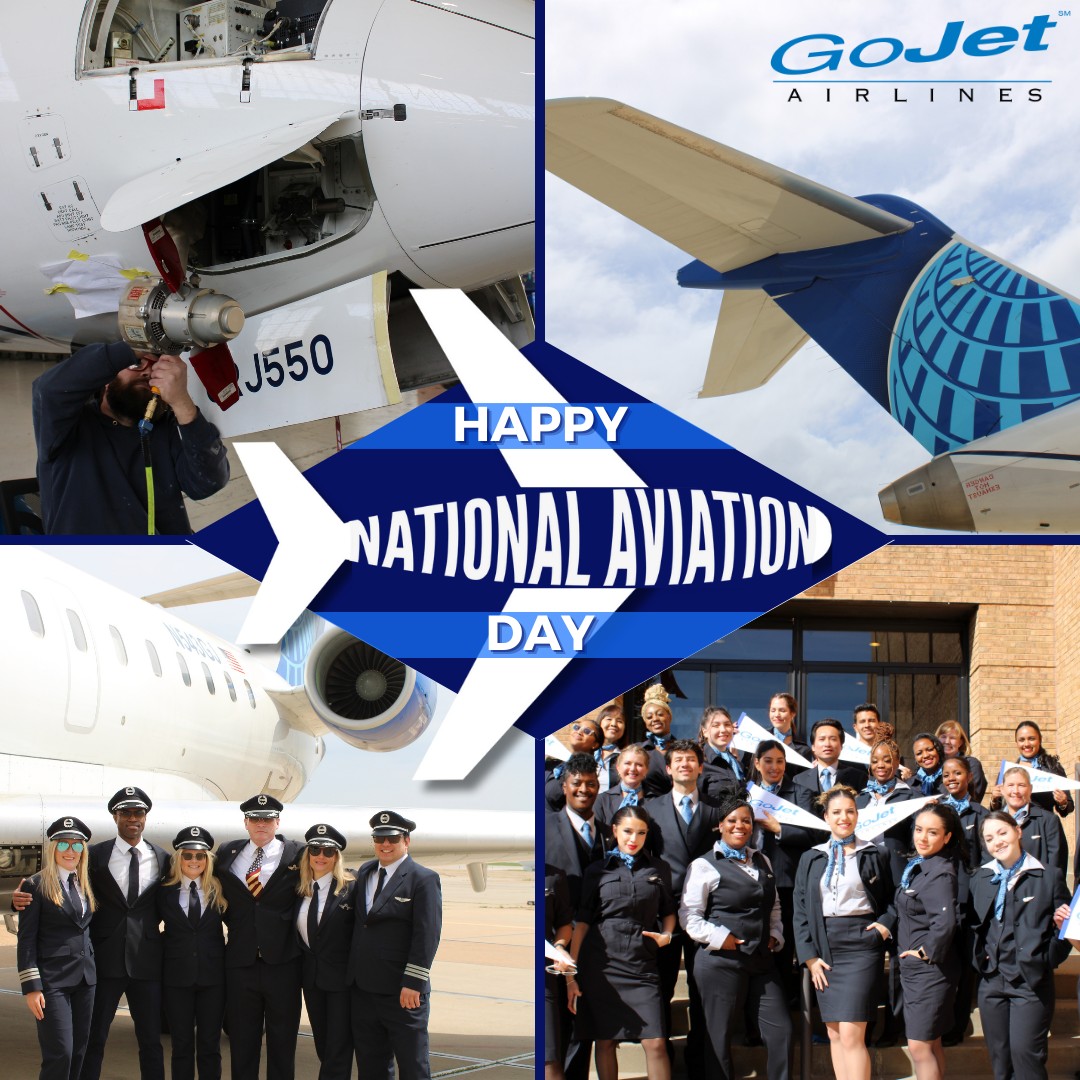 GoJet - Happy National Aviation Day! ️ Every department, every team ...