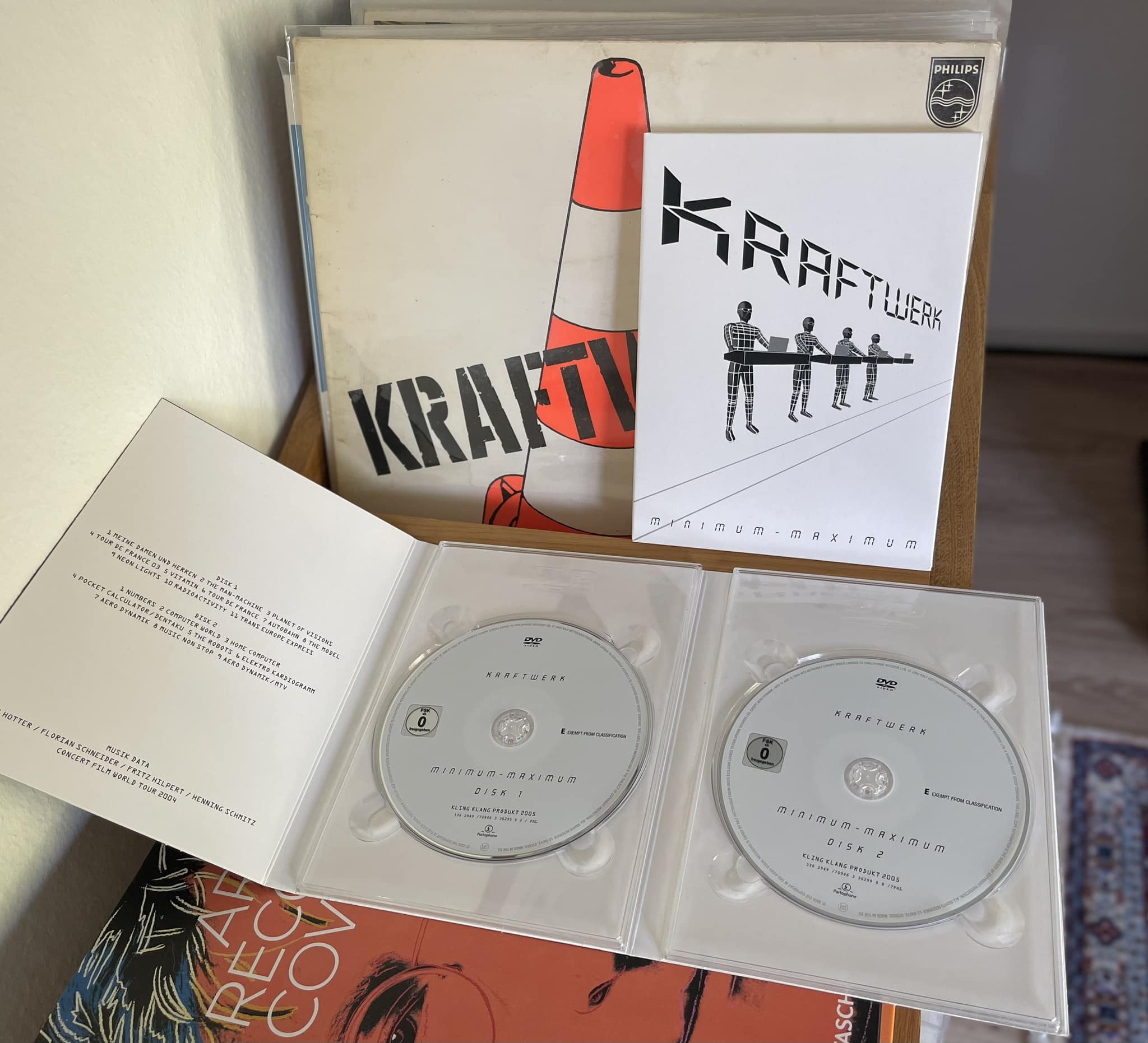 Latest addition to the collection: Kraftwerk • Minimum - Maximum 