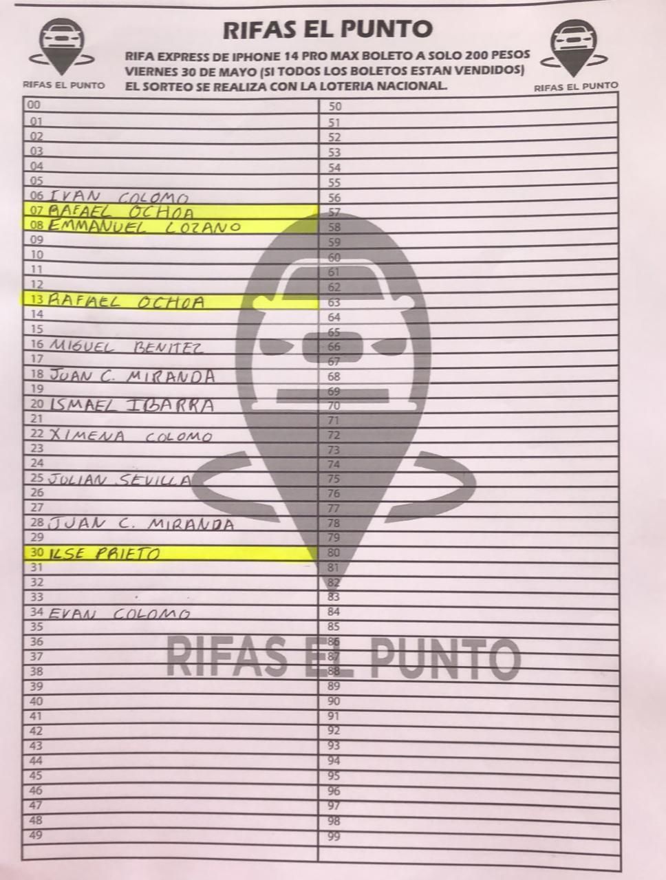 RIFAS El PUNTO | Ojinaga