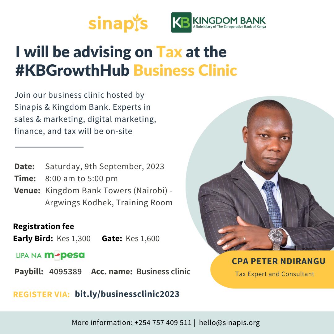 Sinapis - Meet CPA Peter Ndirangu: He is a seasoned... | Facebook