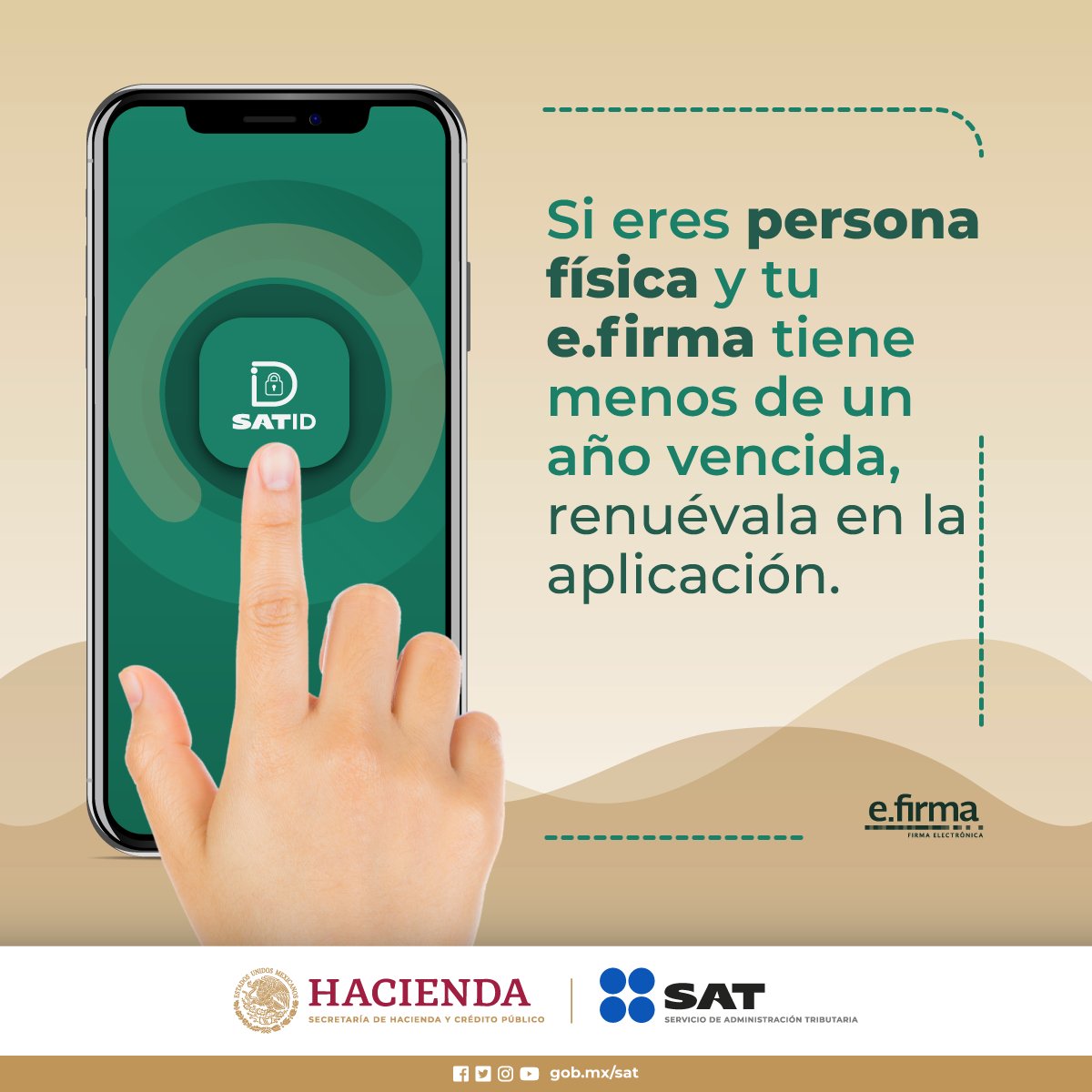 SAT México - A través de SAT ID puedes renovar tu e.firma,... | Facebook