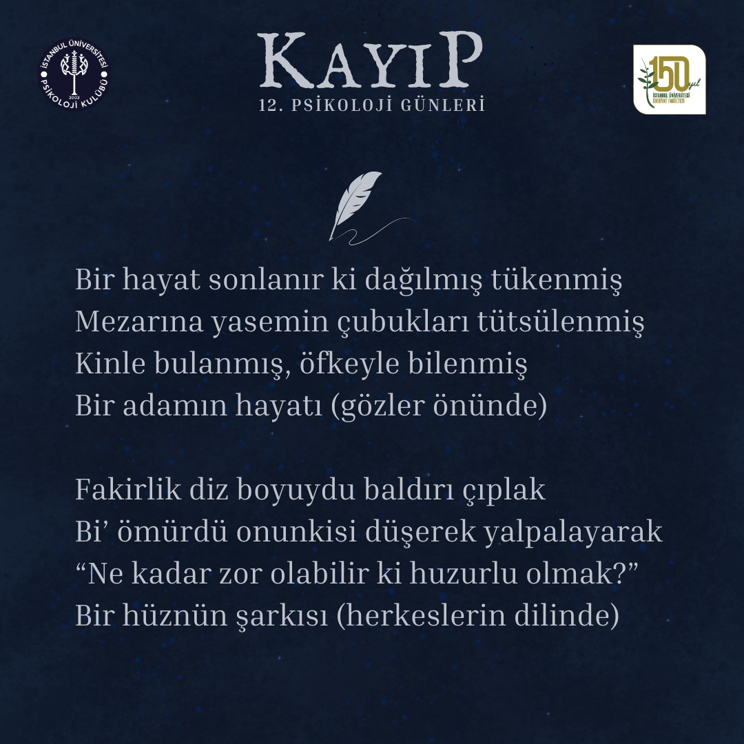 İstanbul Üniversitesi Psikoloji Kulübü - gezmek için tıklayın: https ...
