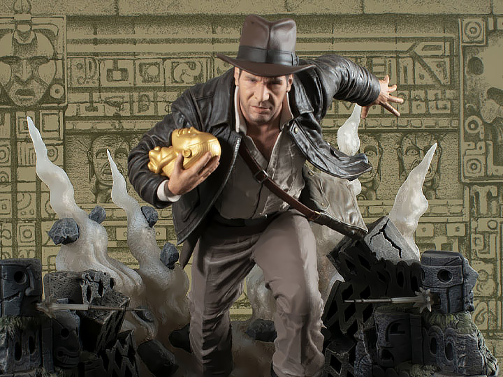 Buste Indiana Jones 1/2 25cm – Diamond Select – Édition Limitée 1000 Pièces – Collection Legends 3D
