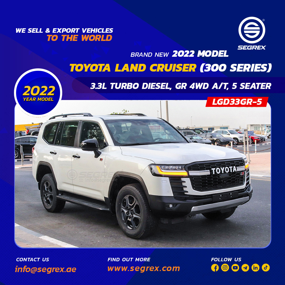 Segrex Auto - 2022 Model Toyota Land Cruiser (300 Series),...