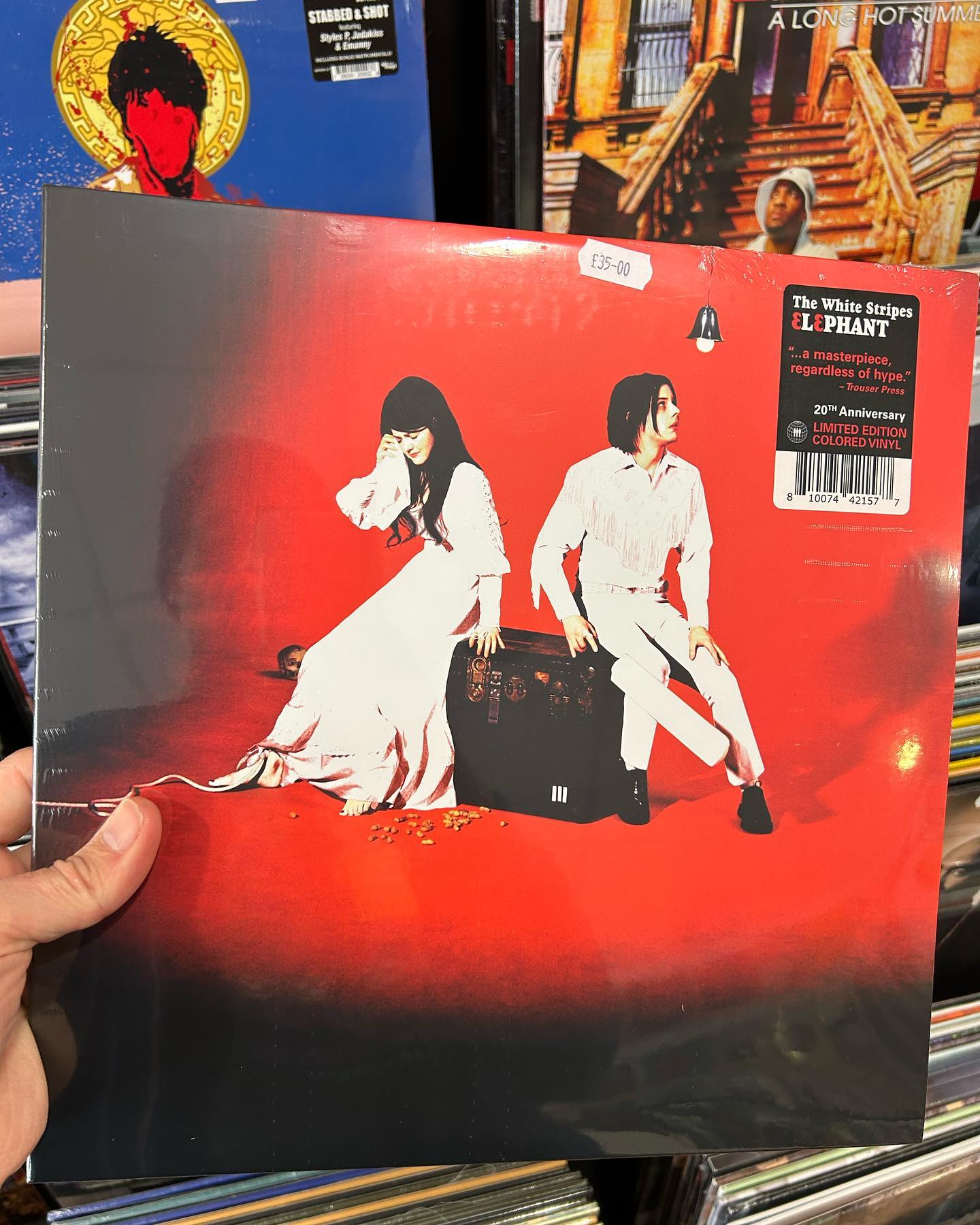 The White Stripes' Elephant 20th anniversary Japan press