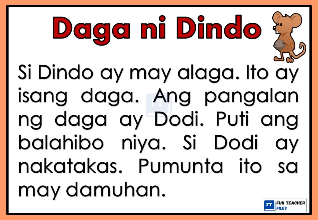 Reading Passages in Filipino. PDF Copy... - Fun Teacher Files