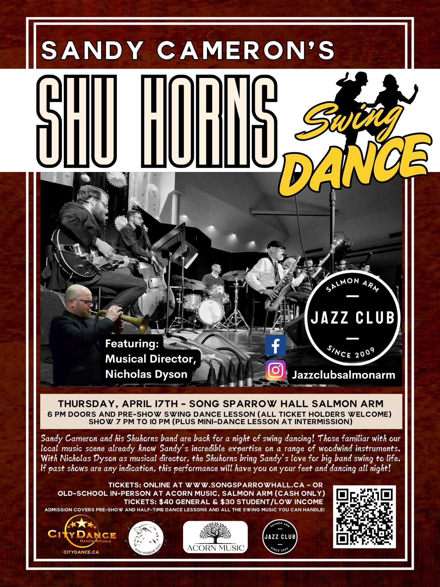 Jazz - Sandy Cameron and his Shuhorns band are back for a night of ...