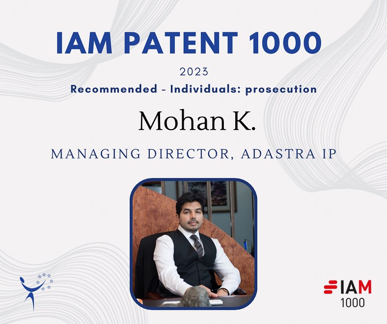 Adastra IP - We are proud to announce that IAM 1000 Patent... | Facebook