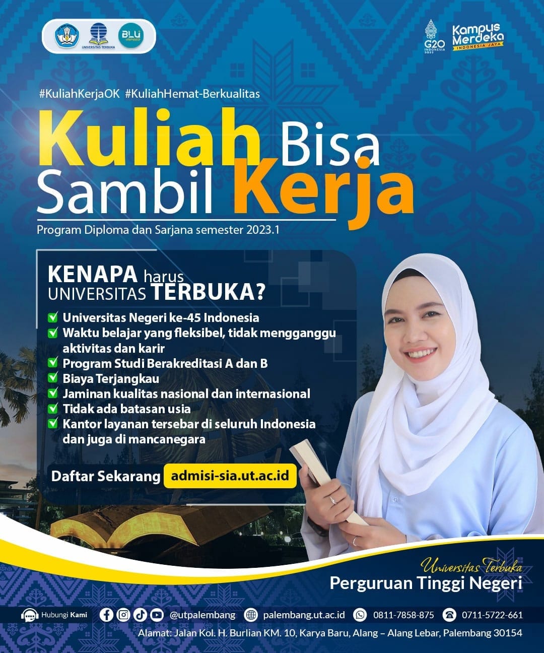 TELAH DIBUKA! Pendaftaran... - Universitas Terbuka Palembang