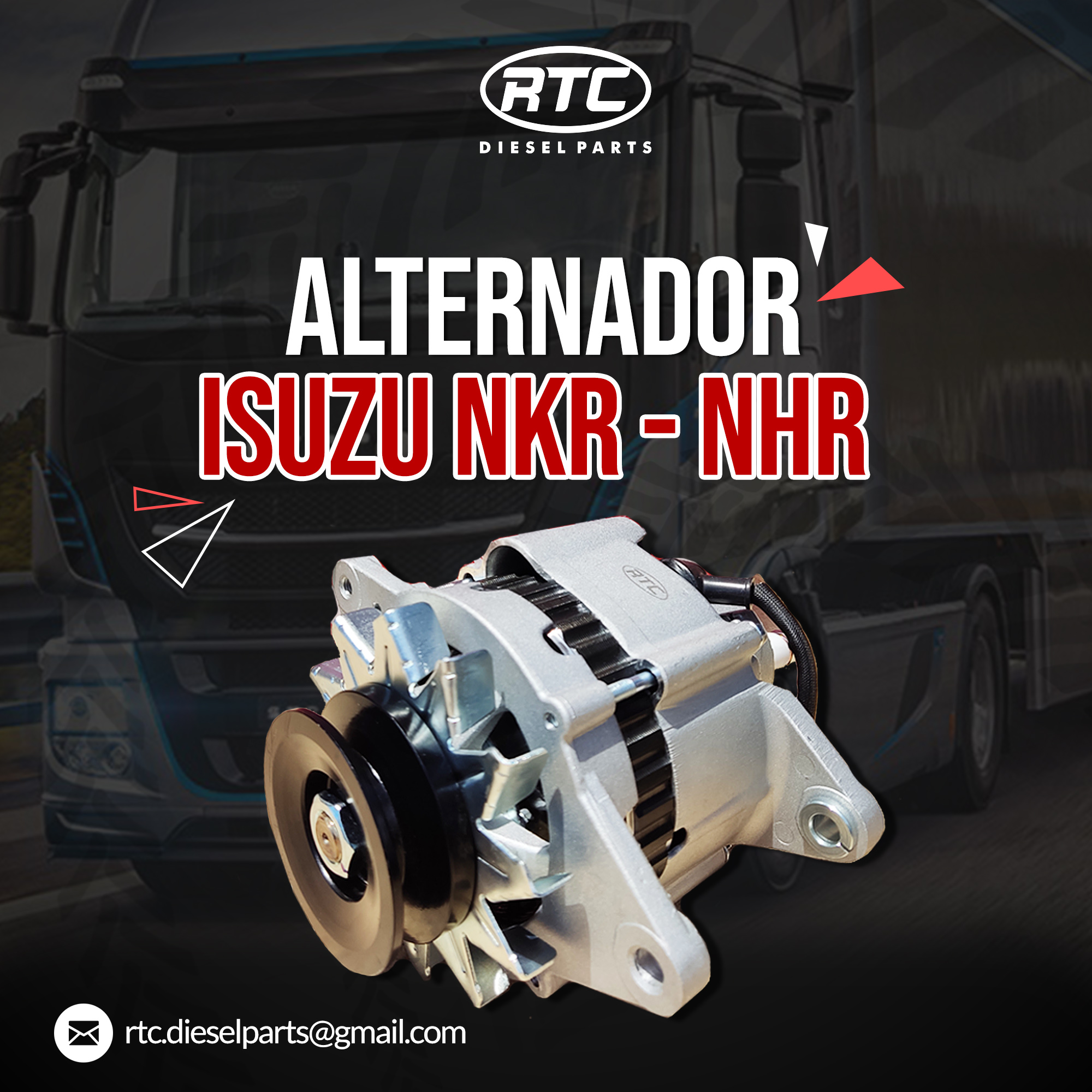 📣 ALTERNADOR 🚚 ISUZU NKR NHR 12V 60AMP... - RTC Diesel Parts | Facebook
