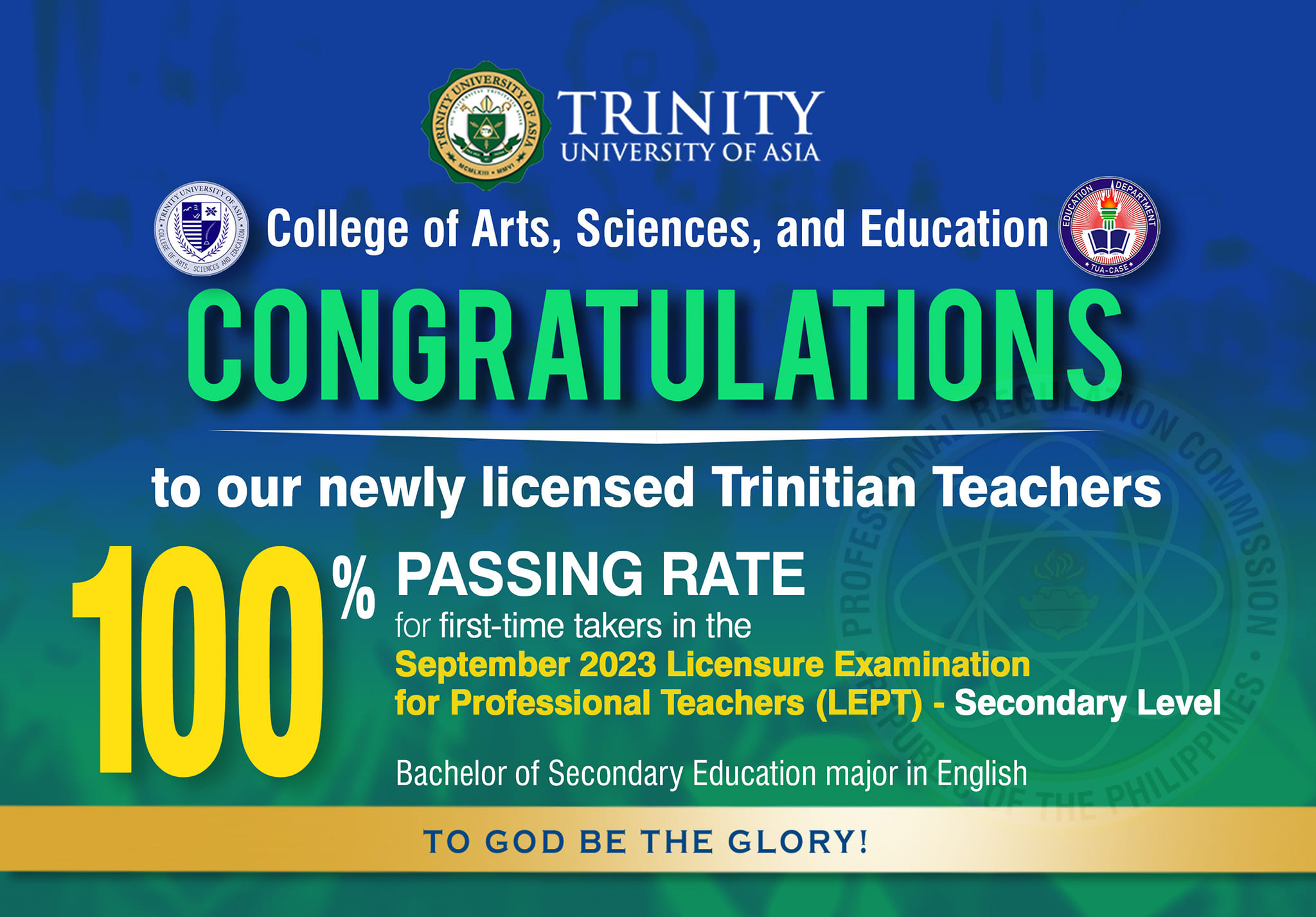 Trinity - Another milestone for our Trinitian LPTs! 🎉 First-time takers ...