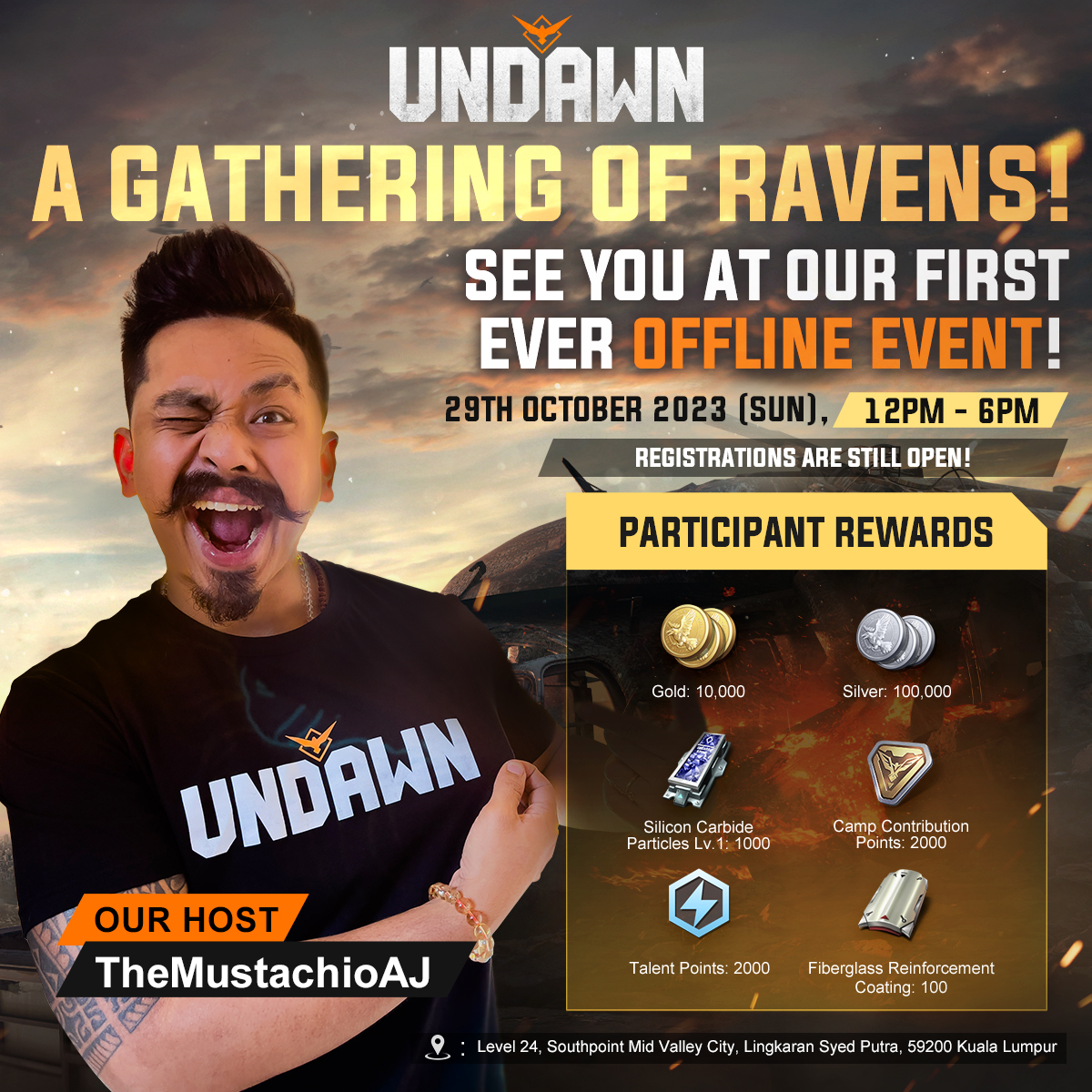 Garena Undawn - 🚀 Attention, Ravens of Malaysia! 🚀...