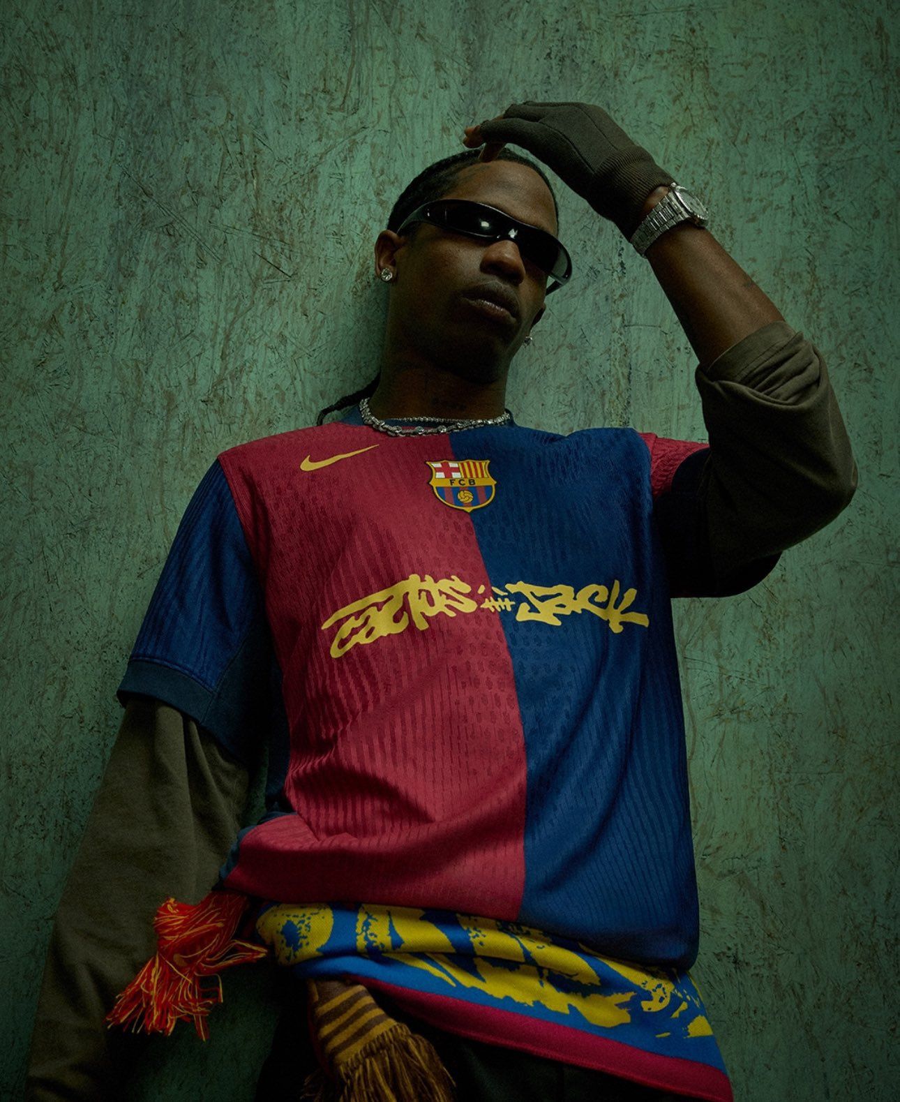 Travis Scott & FC Barcelona unveil their new collab Cactus Jack 