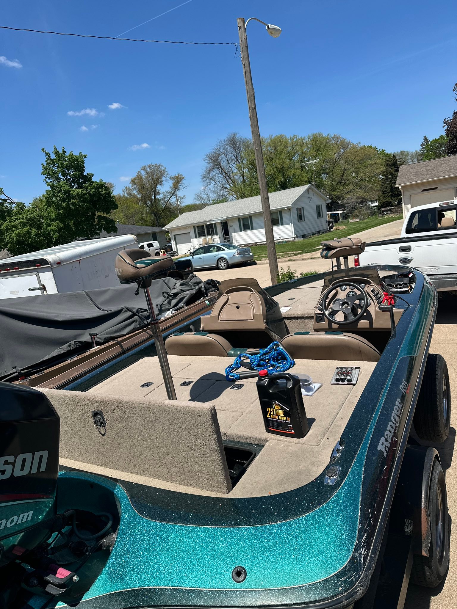 Ranger Bass Boat Owners | New to me 98 Ranger R93 w/200 HP Johnson ...