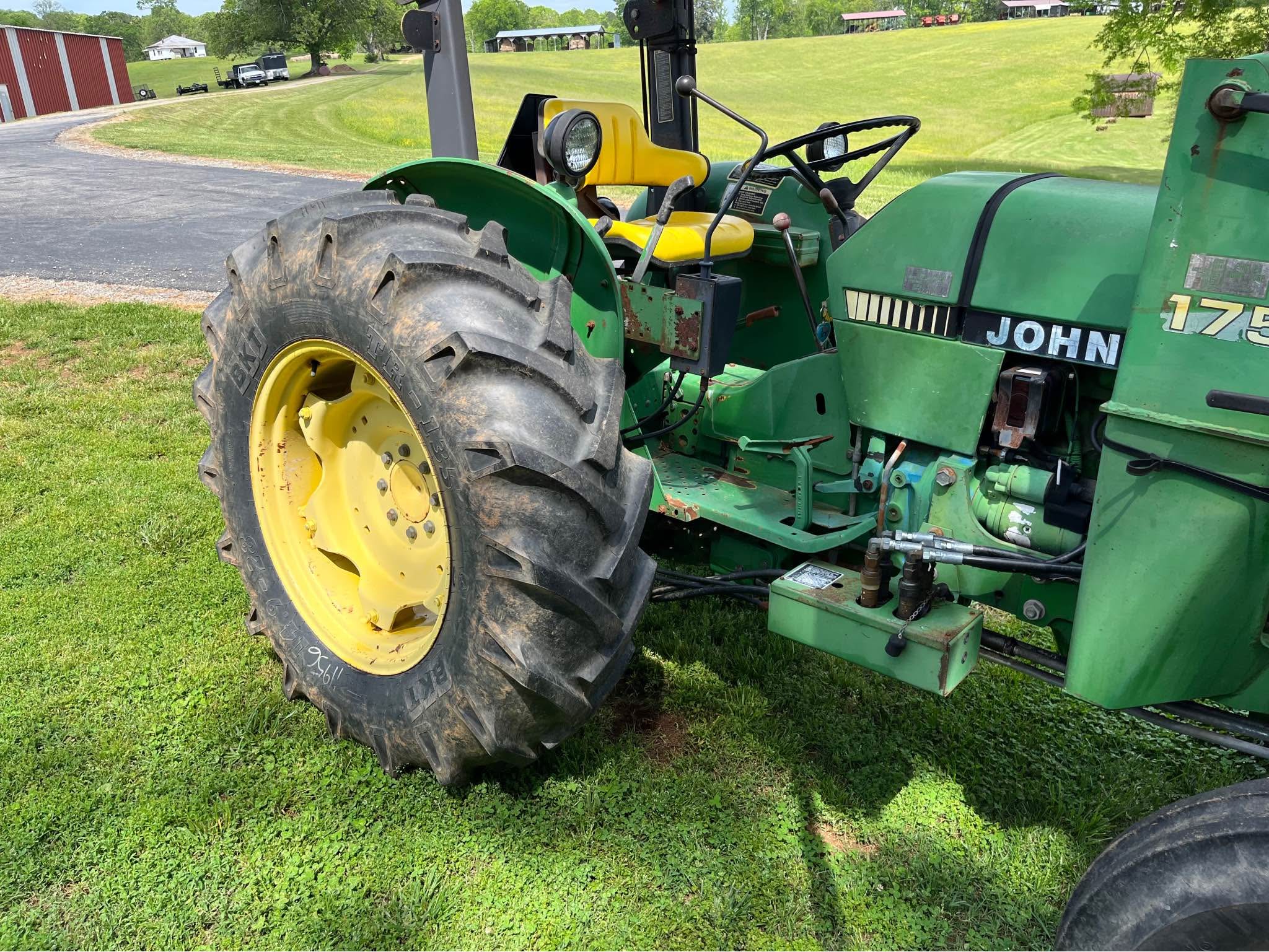 John Deere 2155 with John Deere 175 loader.almost new tires,new canopy ...
