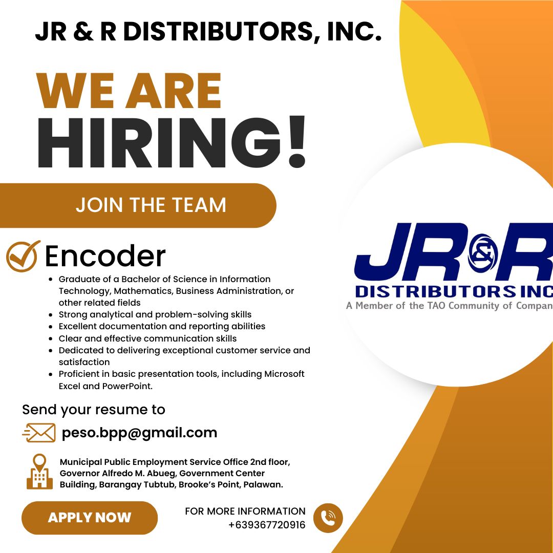 𝐀𝐓𝐓𝐄𝐍𝐓𝐈𝐎𝐍, 𝐉𝐎𝐁𝐒𝐄𝐄𝐊𝐄𝐑𝐒! 📣📣📣 𝐉𝐑 & 𝐑 𝐃𝐈𝐒𝐓𝐑𝐈𝐁𝐔𝐓𝐎𝐑𝐒, 𝐈𝐍𝐂. is currently ...