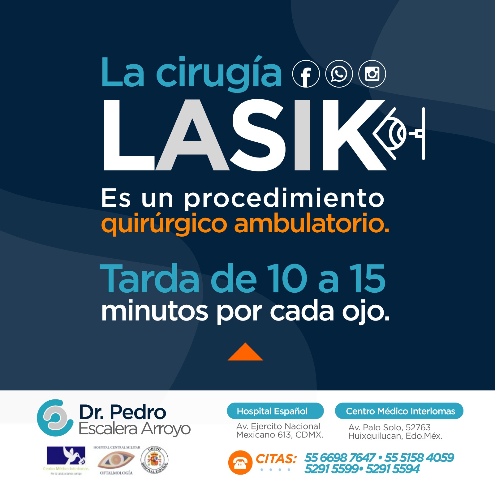 El LASIK es una cirugía... - Dr. Pedro Escalera Oftalmólogo | Facebook