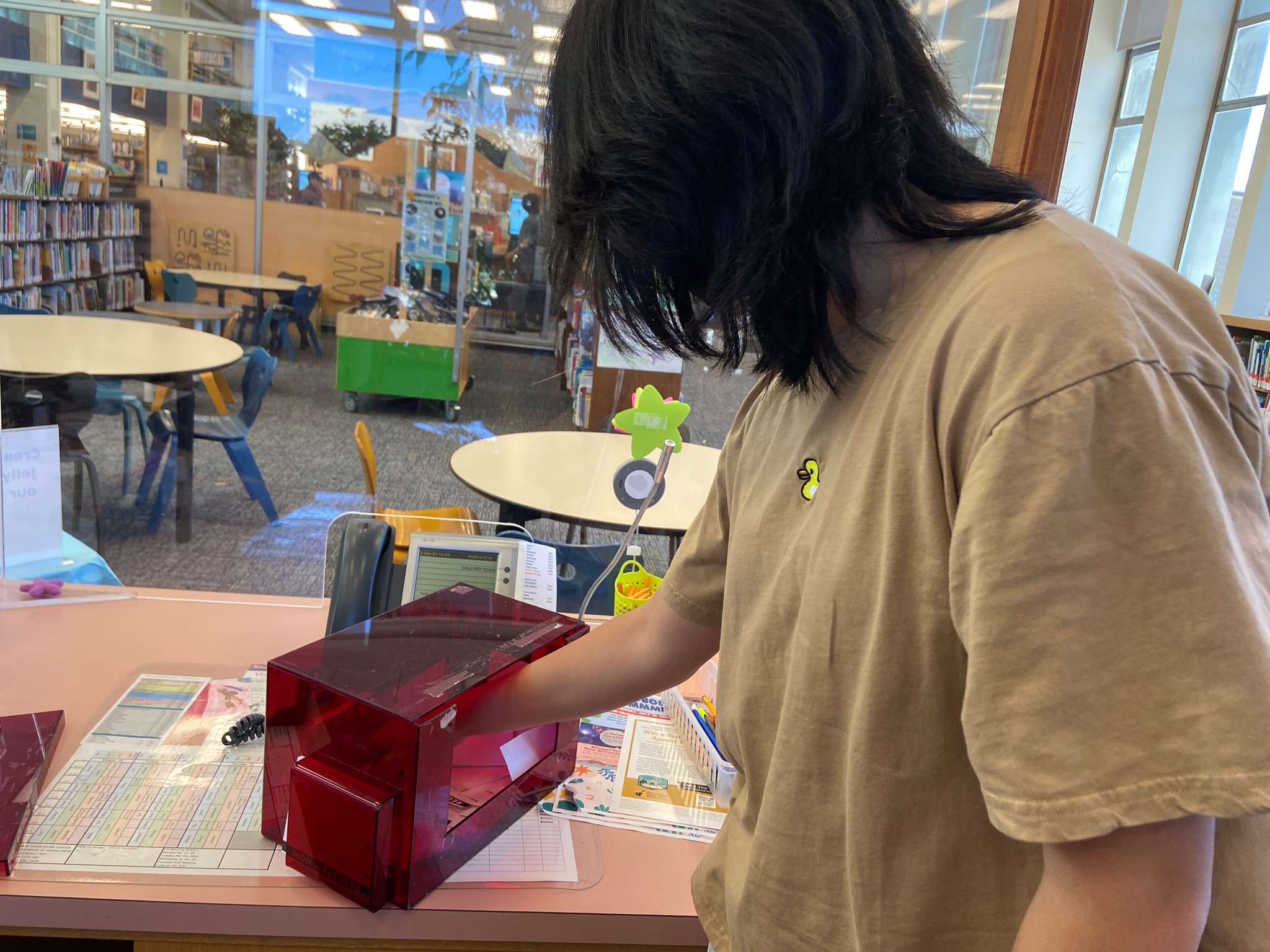 Winners of the library contest.