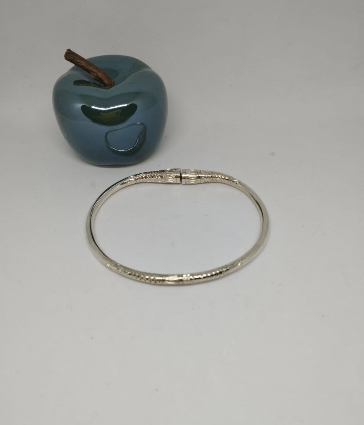 Bague Vangovango T55 En Argent Massif 950/1000 - Pierre Noire Cabochon - Madagascar - Neuf