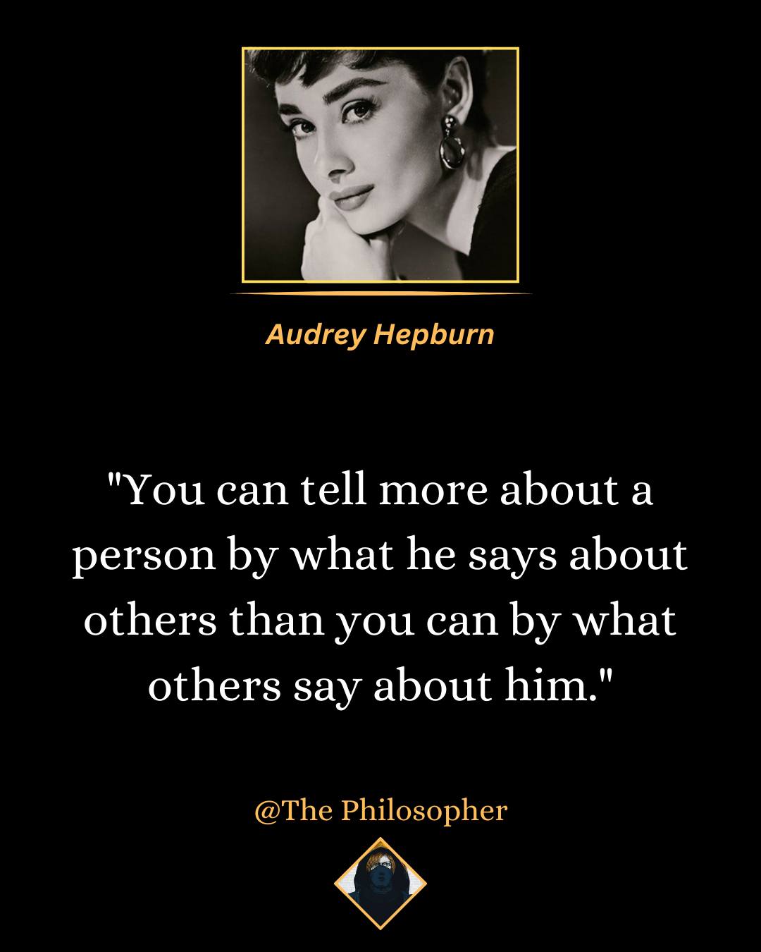 HEPBURN ヘップバーンSay Small Words Under Gain Canvas Wall Hanging