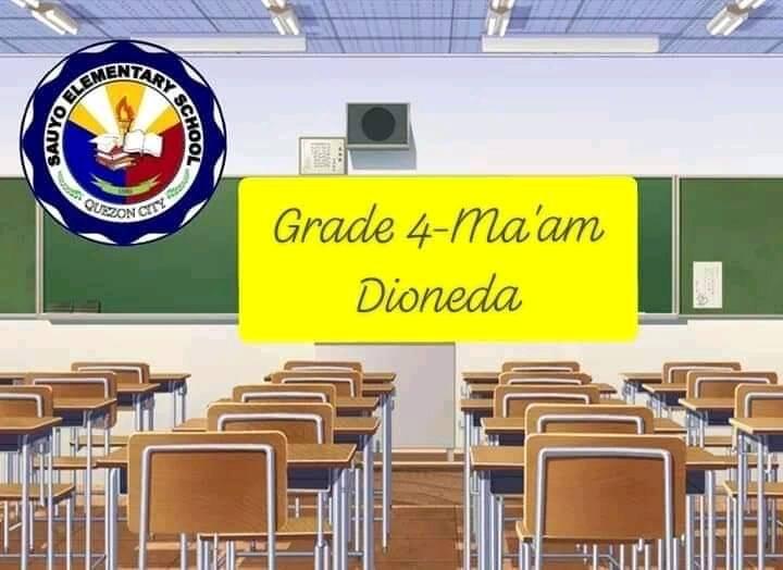 Grade 4 Ma'am Dioneda SY 2020-2021