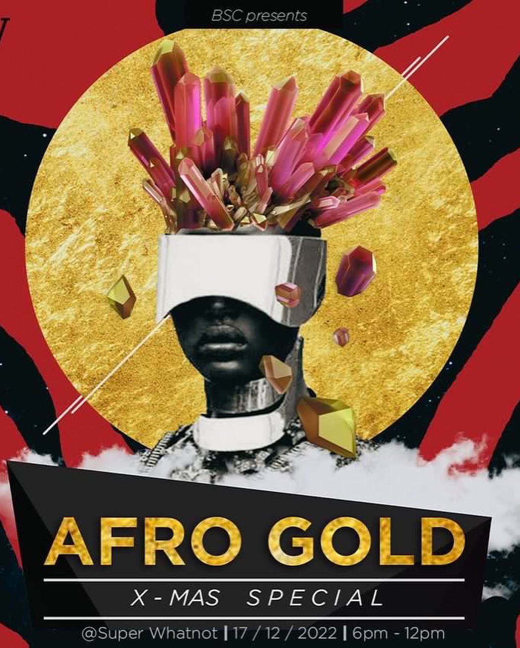 8manstudio - New poster design for the next AFRO GOLD...
