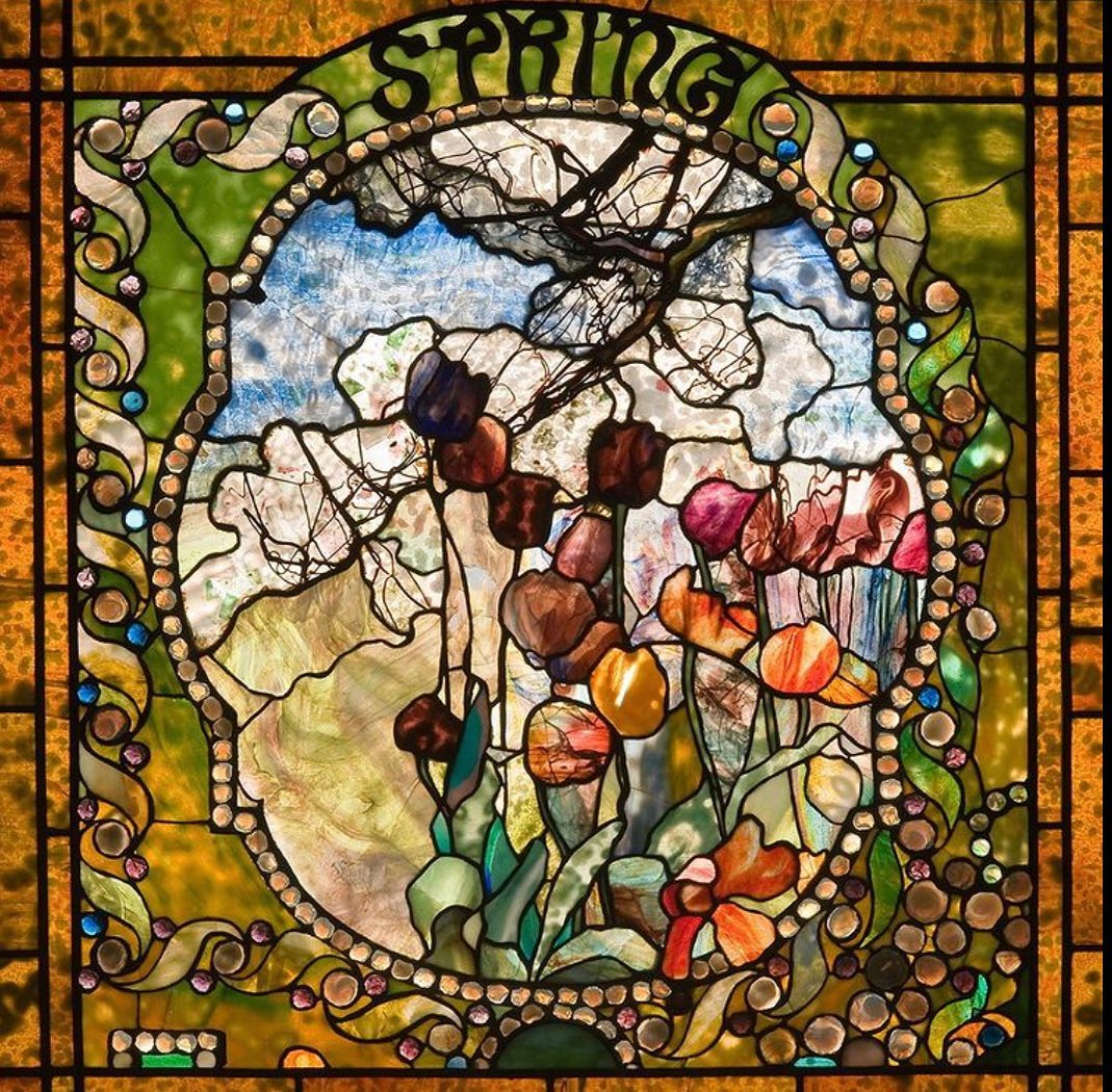 Always love to share this Tiffany stained glass window 