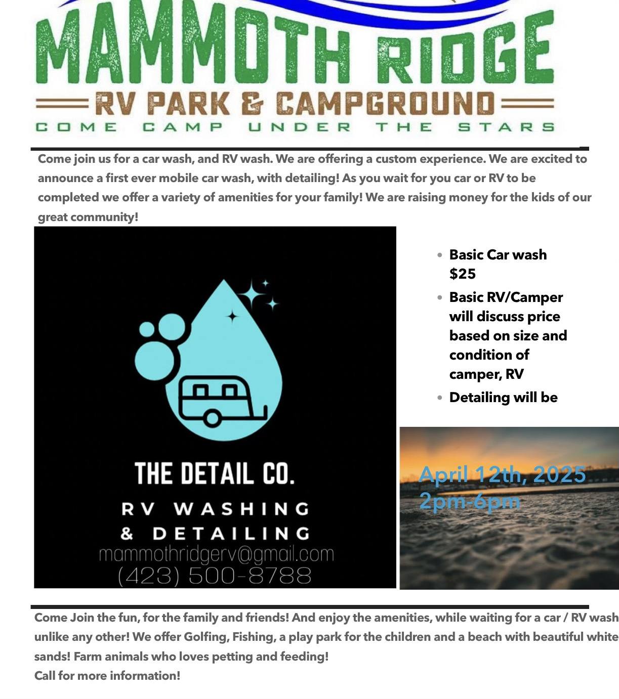 Mammoth Ridge RV Park and Campground | Greeneville TN