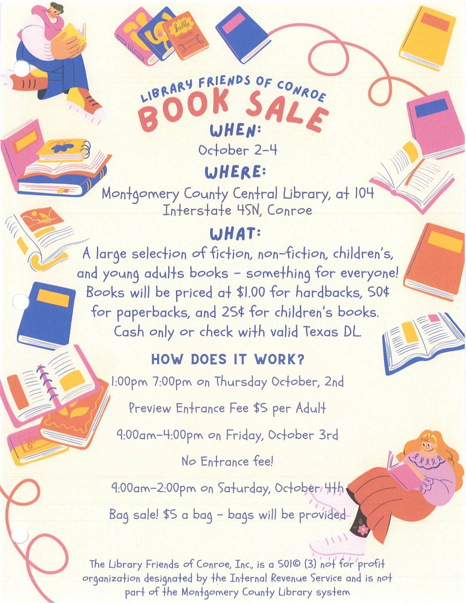 Library Friends of Conroe Book Sale