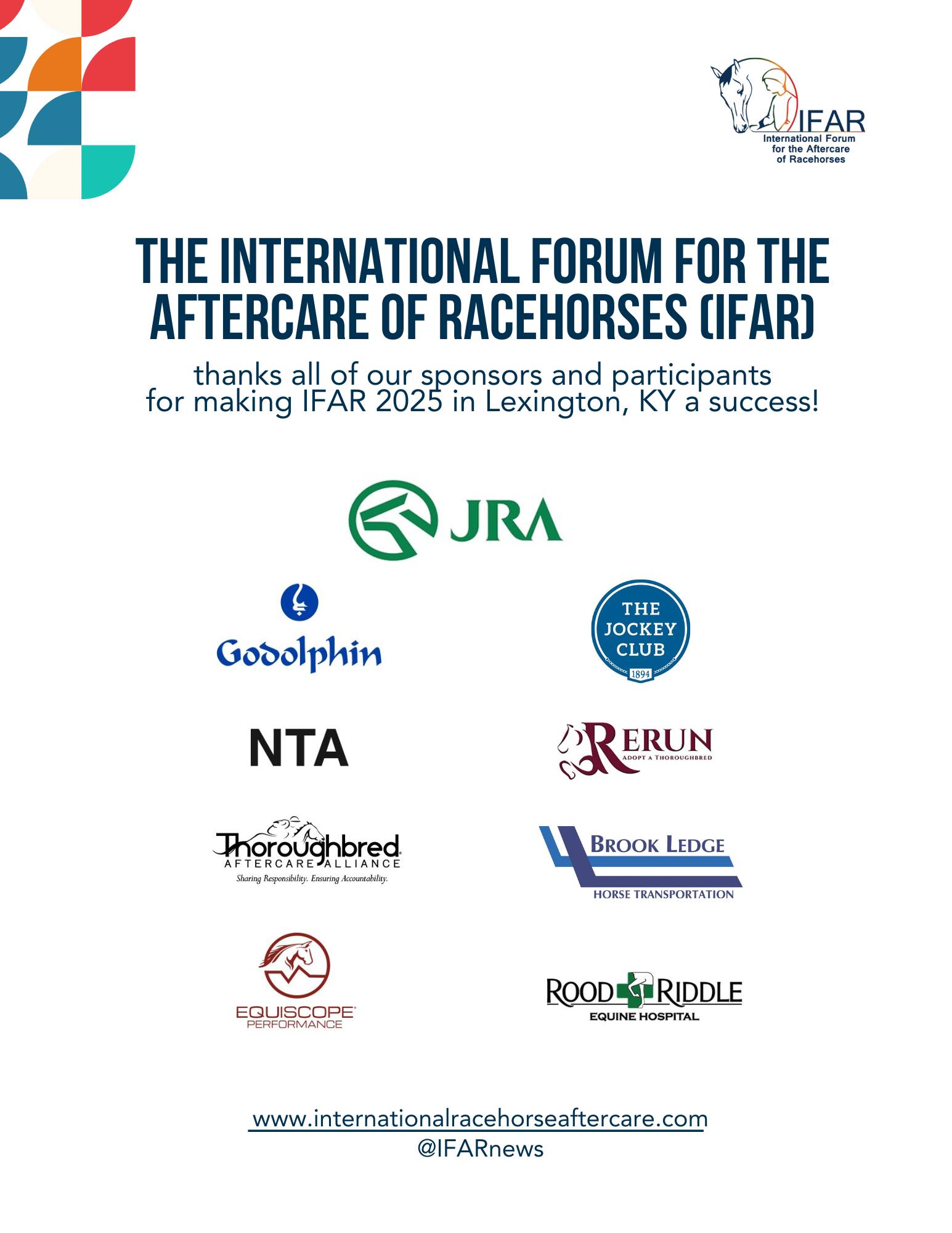 IFAR - Thank you again to all of our sponsors who helped make #IFAR2025 ...