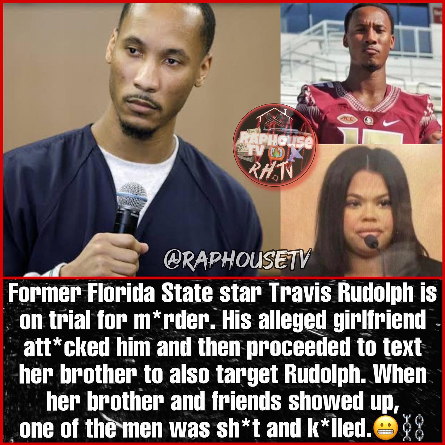 Raphouse TV - The ex-girlfriend of Travis Rudolph was...