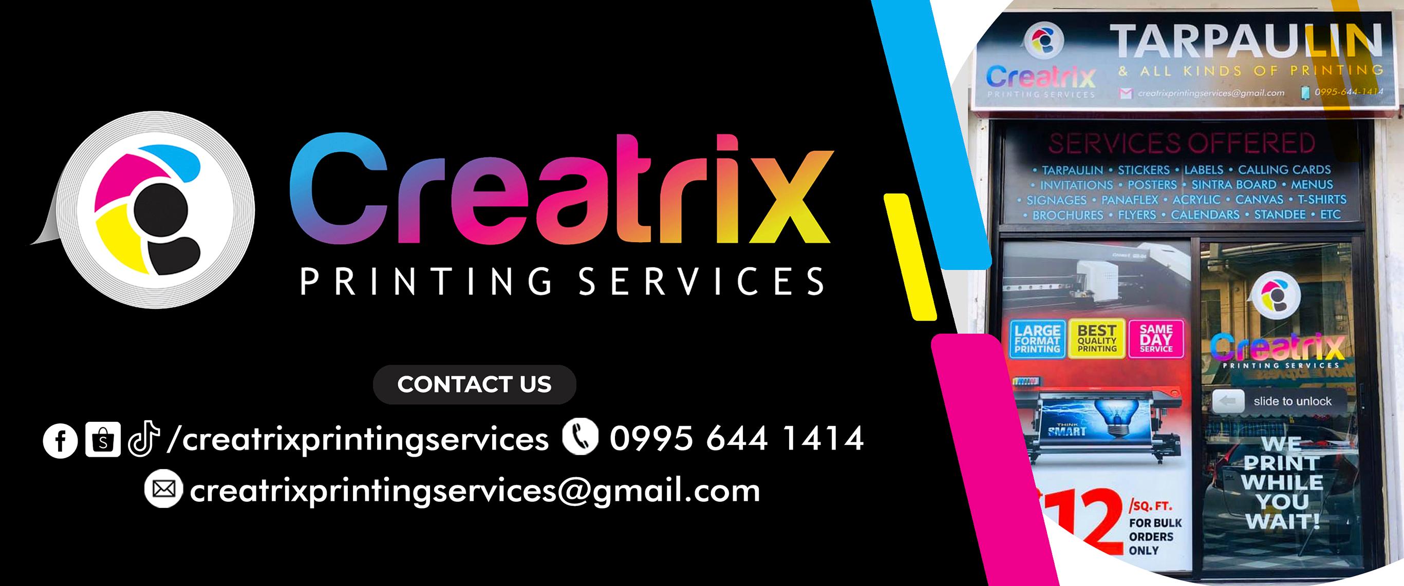 Creatrix Printing Services | Bocaue