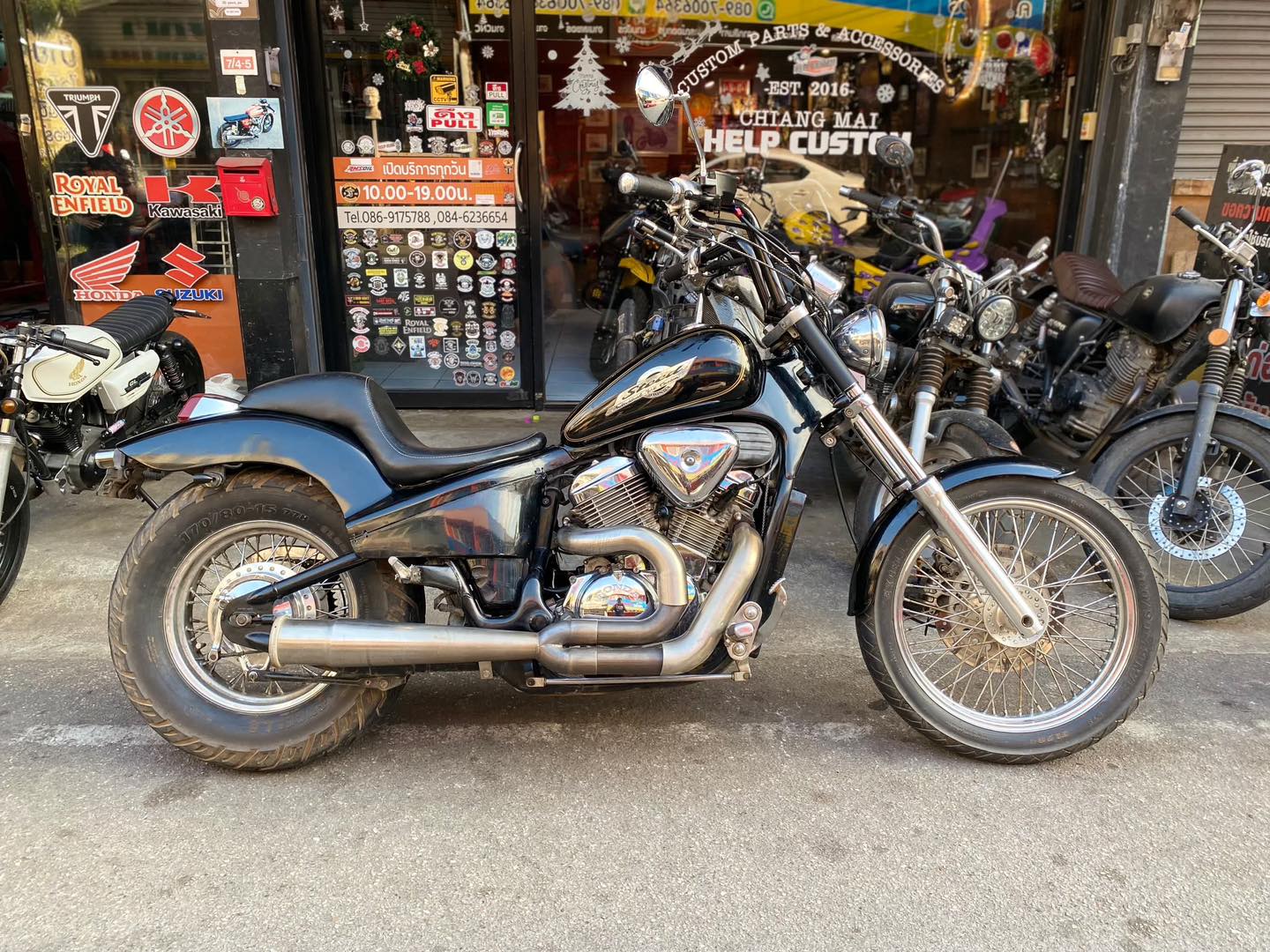 Honda Steed 400 -ตุ๊กตาแฮนด์... - Help Custom Chiangmai | Facebook