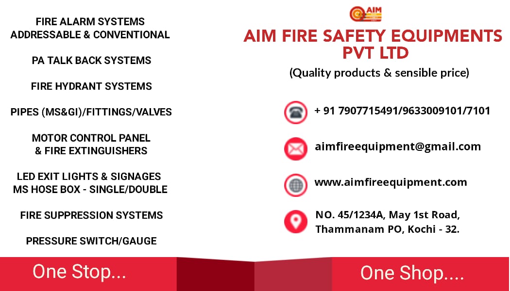 Aim - FIRE ALARM DEALERS IN KERALA, FIRE ALARM SYSTEM IN KERALA, FIRE ...