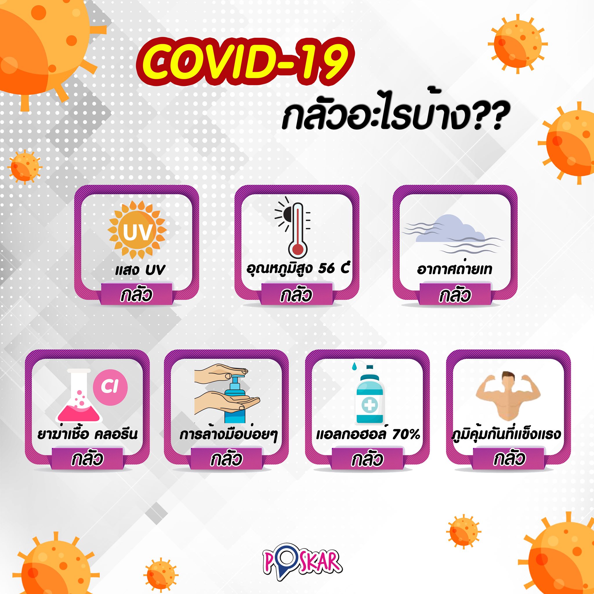 Poskar - 😷โควิด-19 กลัวอะไร เรารู้ทันหมด แอดขอเสนอ 7...
