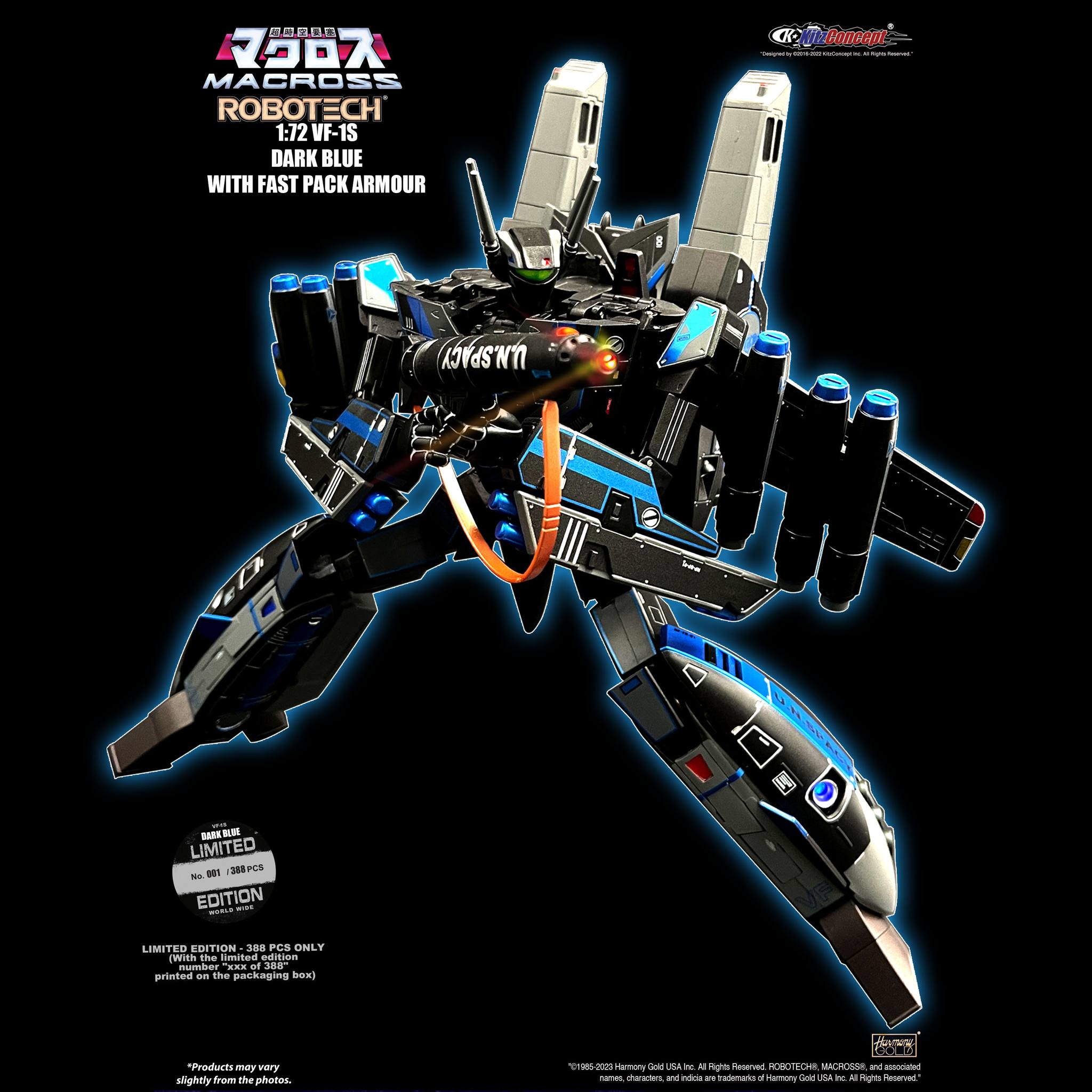 Robotech: The #Macross Saga Dark Gold VF-1S From KitzConcept Now