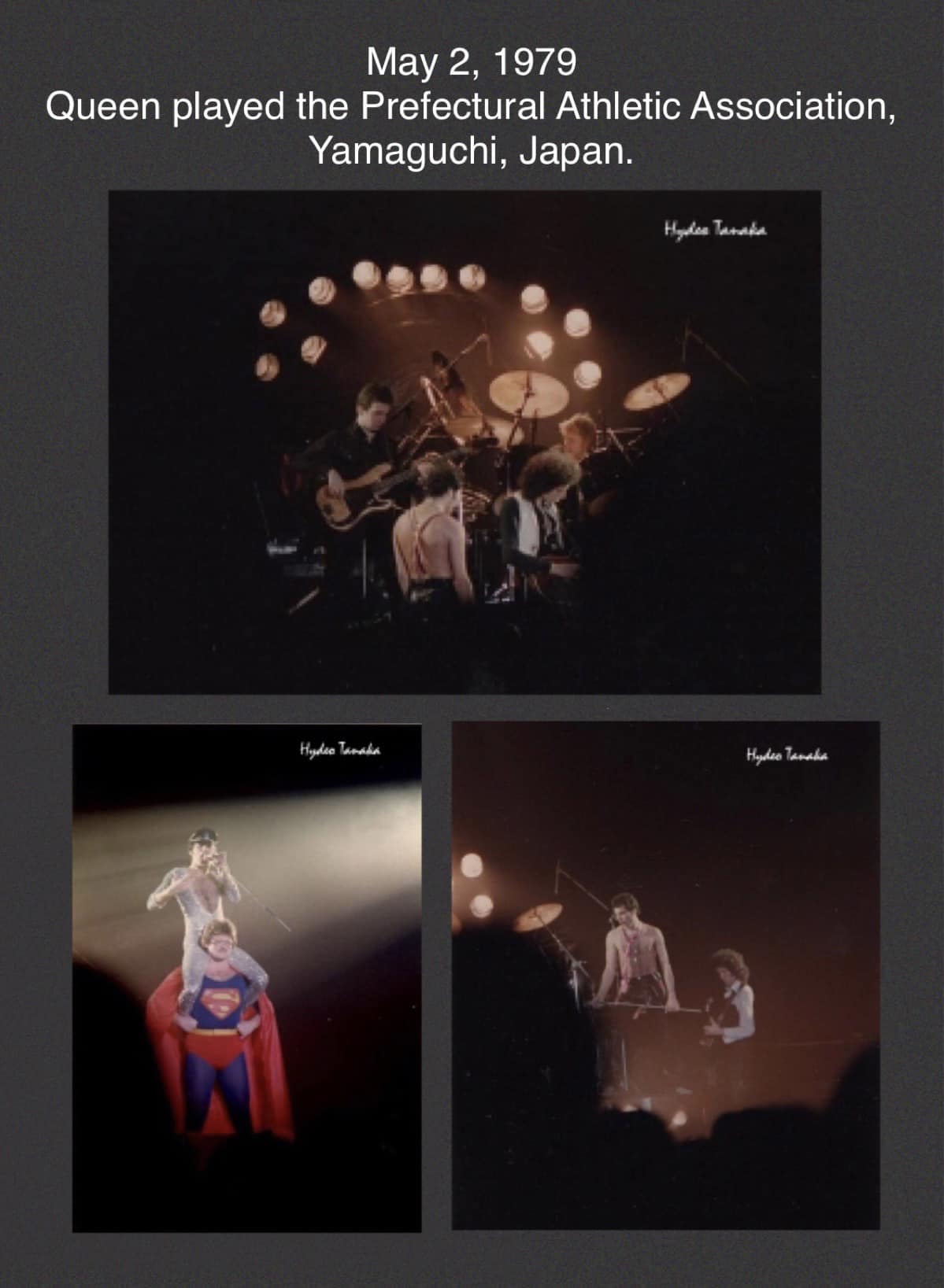 Queen concert at Yamaguchi, Japan May 2, 1979